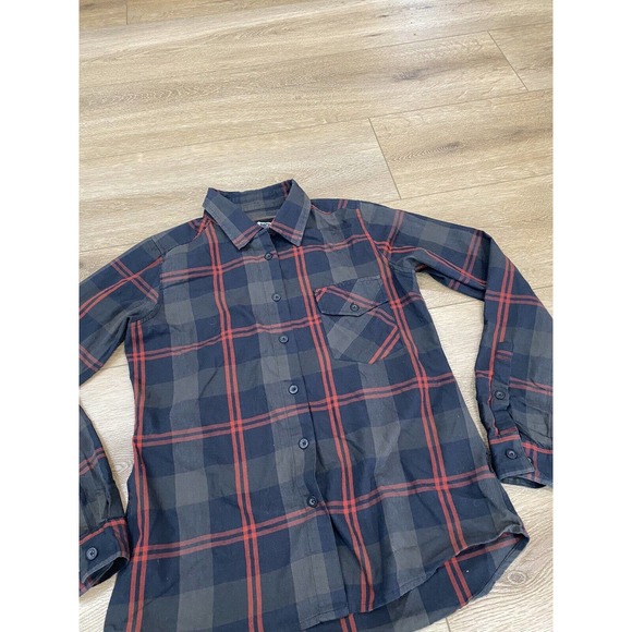 Smith Rogue Shirt Men XS Plaid Long Sleeve Button Down Blue Red - Picture 2 of 5